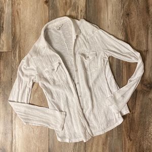 Lucky Brand | White button down long sleeve